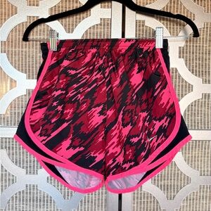 Nike Pink and Black Athletic Shorts